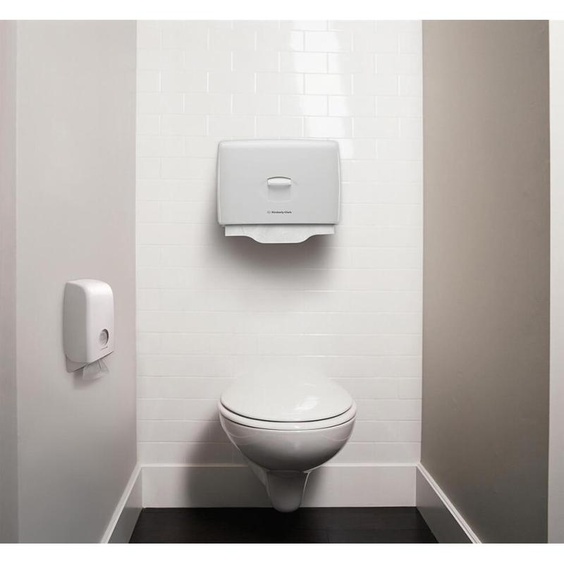 Диспенсер д/покрытий на унитаз Kimberly Clark Prof Aquarius 6957 бел.пласт