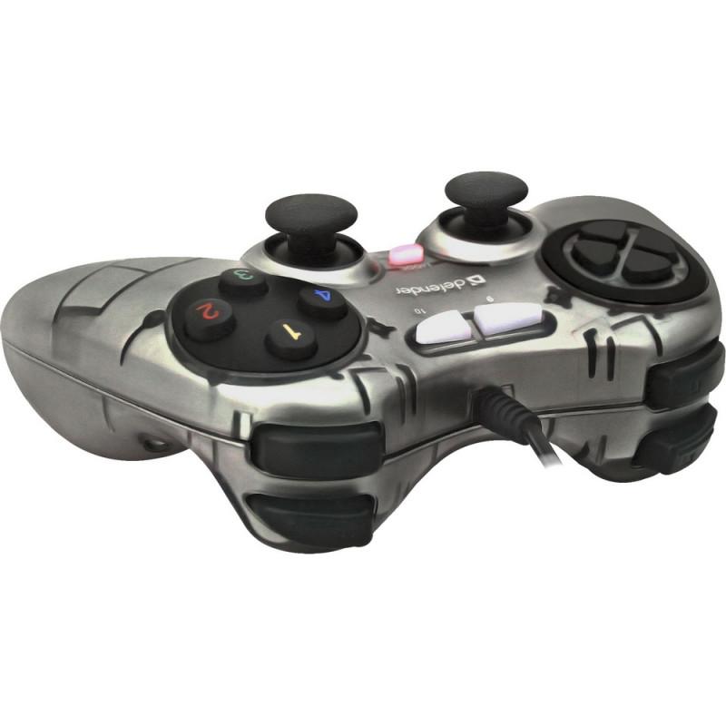 Геймпад проводной (PC) Defender Zoom USB Xinput (64244), серый