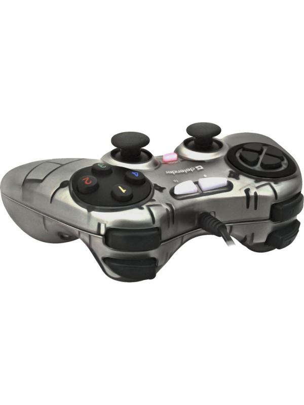 Геймпад проводной (PC) Defender Zoom USB Xinput (64244), серый