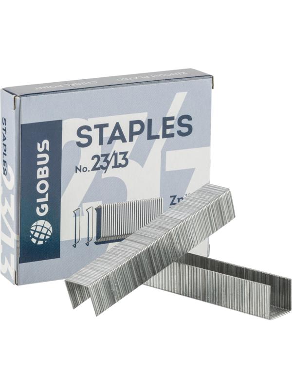 Скобы для степлера №23/13 Глобус С23/13-1000 оцинкованные 1000 шт/уп