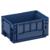 Ящик сплошной (R-KLT 3215) 297 х 198 х 147,5 синий усиленное дно