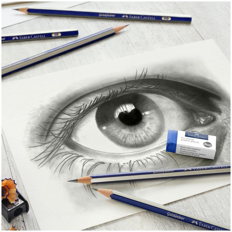 Набор карандашей ч/г Faber-Castell Goldfaber, 6шт. 2H-6B,114000