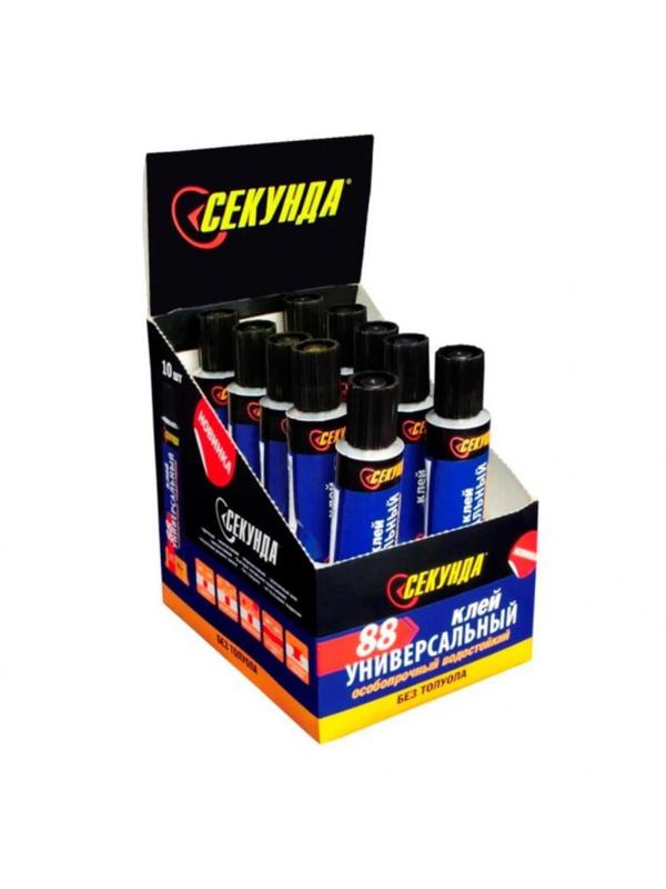 Клей универсальный 88 СЕКУНДА, особопрочный водостойкий, 30мл (403-210)