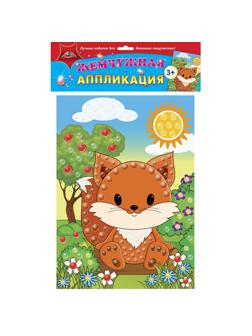 Набор для изготовления Аппликацияжемчужная Лисенок С3277-10