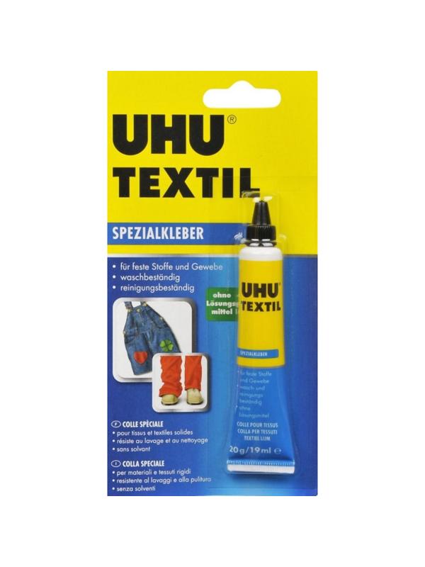 Клей UHU Textil специальный для ткани и текстильных материалов,20г (40300)