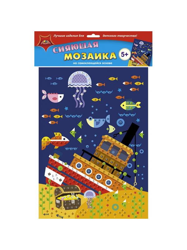 Мозаика самокл. сияющая из мягк. пласт. А3 Сокровища С2258-27