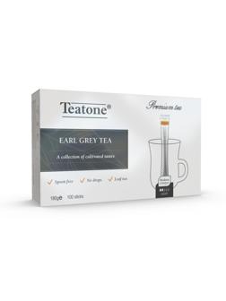 Чай Аромат бергамота TEATONE черный в металл.стике, 100шт/уп. 198