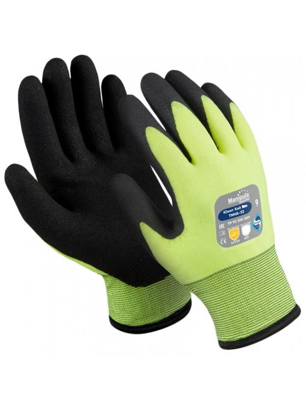 Перчатки защитные нейлон/ПВХ Manipula ЮНИТ ХАЙ ВИЗ (TNHА-33/WG-781) р11