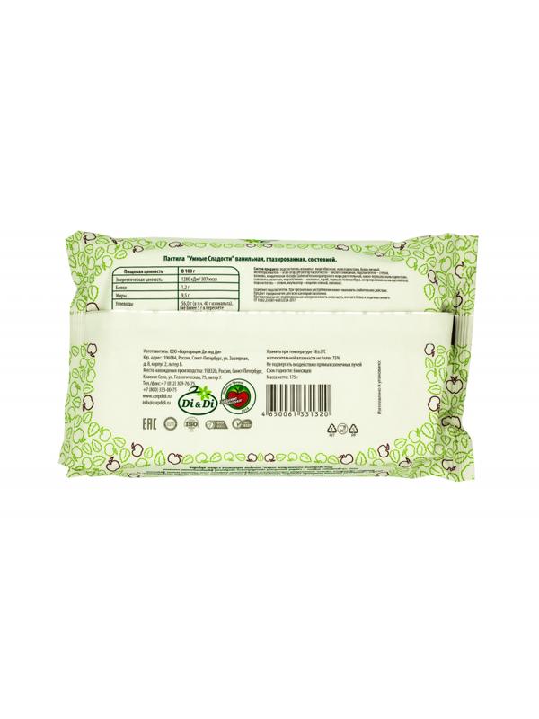Пастила Умные сладости Di&Di ванильная в шоколадной глазури,стевия, 175г