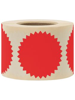 Этикетка самоклеящаяся для опечатывания документов ЗВЕЗДОЧКА 55 мм,500 шт