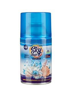 Баллон сменный для автоосвежителя SKY MAX 250мл Морская Свежесть
