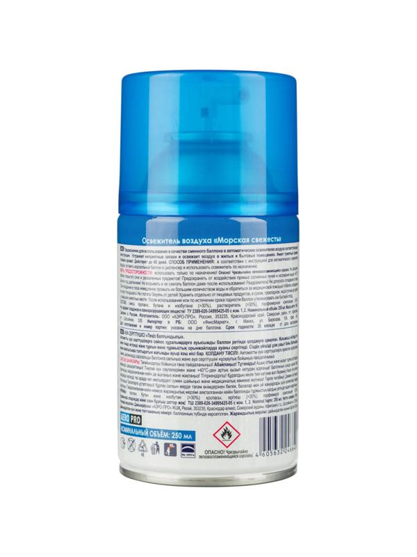 Баллон сменный для автоосвежителя SKY MAX 250мл Морская Свежесть