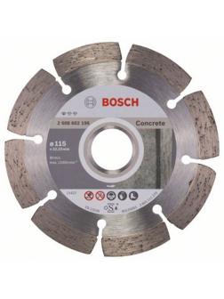 Диск алмазный BOSCH Standard for Concrete, сегмент. d115х22.2мм(2608602196)