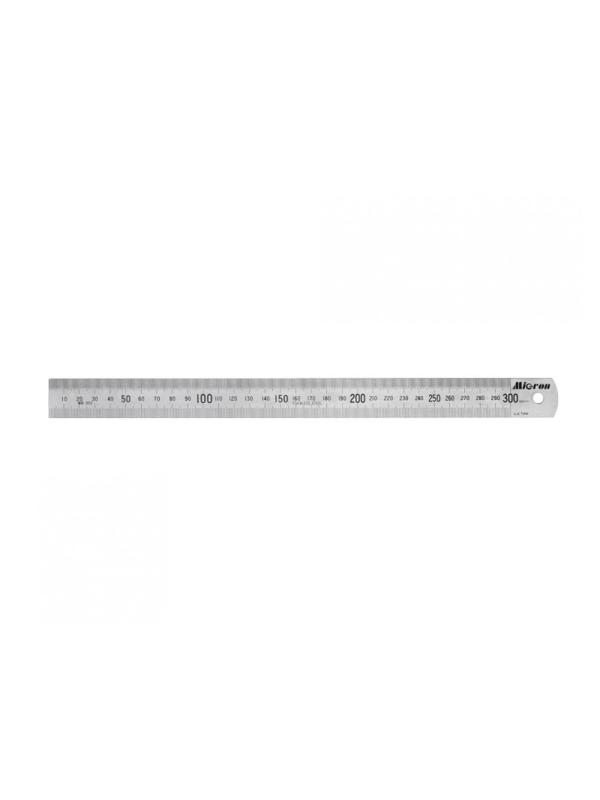 Линейка  измерительная 300х25,4 мм металлическая Micron 34311