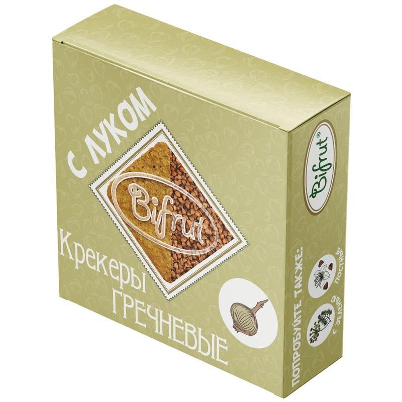 Крекер Bifrut гречневый с луком, 210г