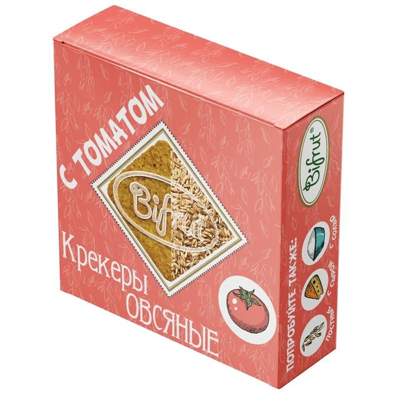 Крекер Bifrut овсяный с томатом, 210г