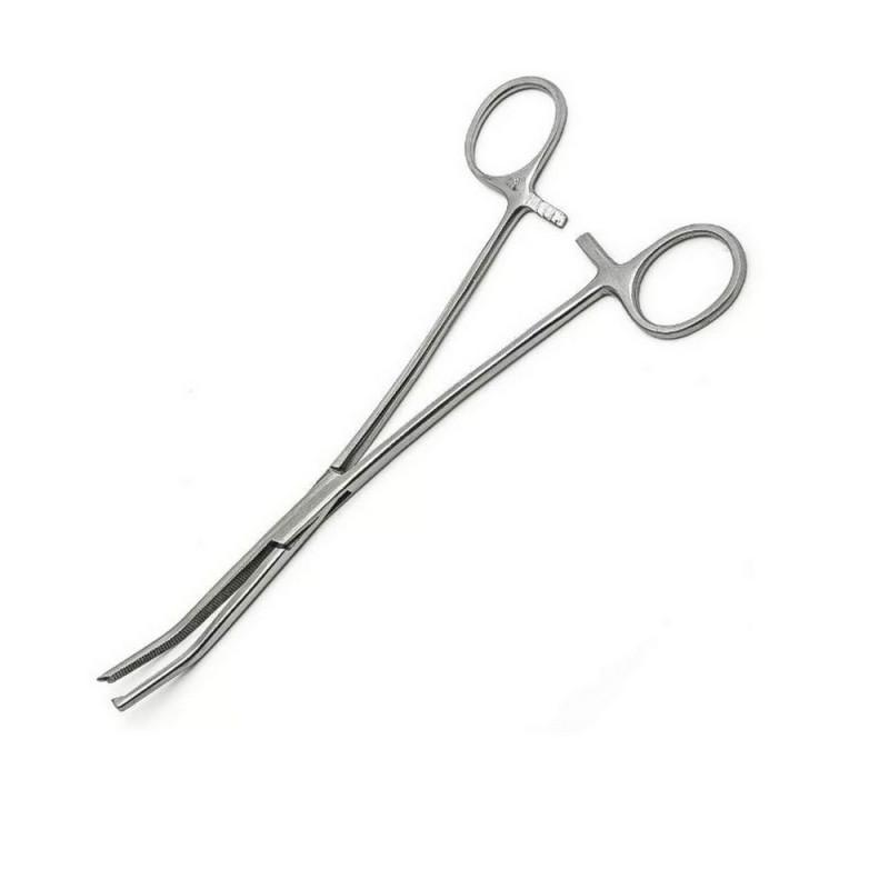 Зажим к/о зубчатый, изогнутый №2, 200 мм, J-17-112