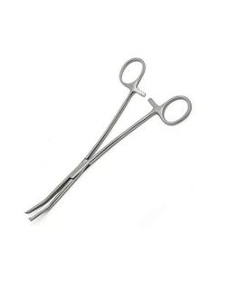 Зажим к/о зубчатый, изогнутый №2, 200 мм, J-17-112