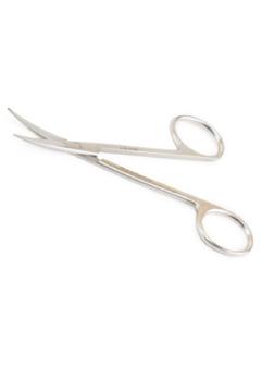 Ножницы глазные остроконечные вертикально изогнутые, 113 мм, J-22-212A