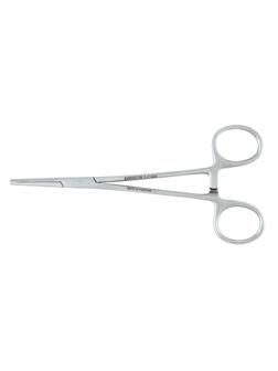 Зажим к/о 1х2 зубый, зубчатый, прямой №1, 150 мм, J-17-059