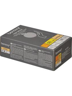 Мед.смотров. перчатки латекс, н/c,н/о,текстур беж/натур Benovy (XL) 50 п/уп