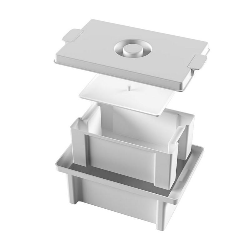 Емкость-контейнер полимерный для дезинфекции ЕДПО-10 (10л.) 2шт./уп, 409