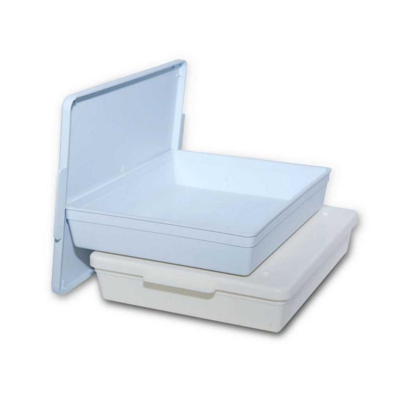 Лотки полимерные прямоугольные с крышкой ЛПпу 0,5  10шт./уп, 471