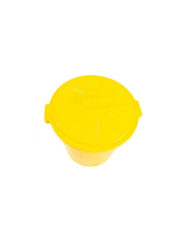 Упаковка д/сбора мед.отходов Бак с крышкой кл.Б желт. 20 л, 10 шт., СЗПИ