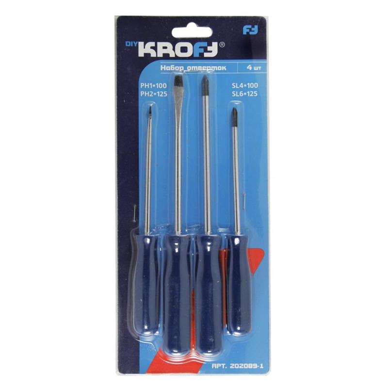 Набор отверток 4 шт Kroft 202089-1
