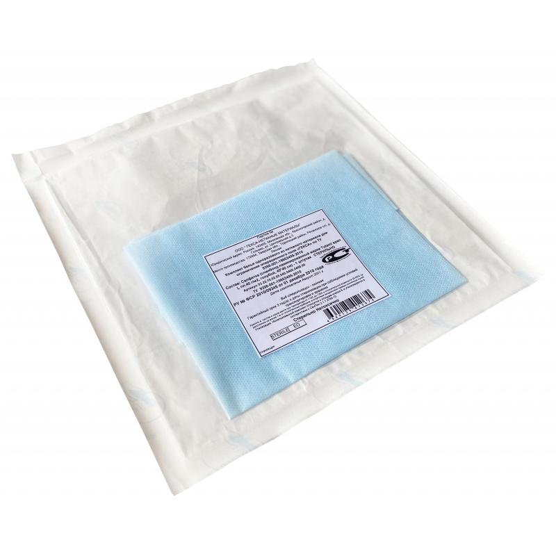 Салфетка стерил. 40х40см ламин неткан материал Tutami span пл.40.  1шт./уп