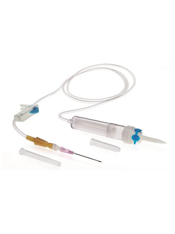 Система переливания крови однораз. (пластик.шип) игла 1,20х40 18G SFM