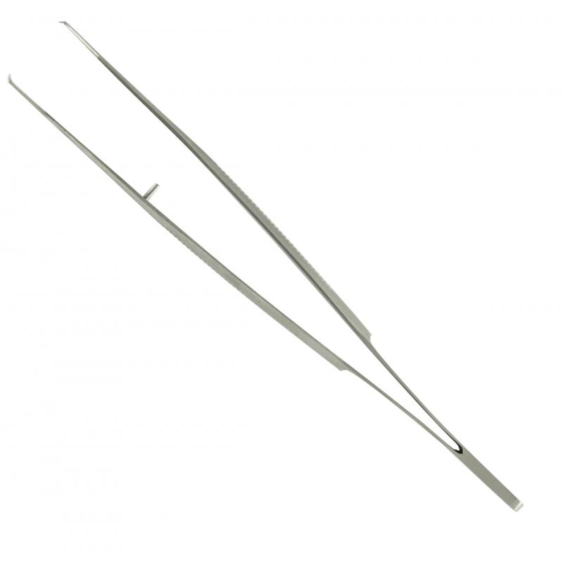 Пинцет хирургический глазной изогнутый 150х0,6 мм, J-16-089B