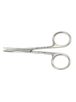 Ножницы тупоконечные вертикально изогнутые, 100 мм, J-22-174