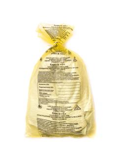 Пакет для мед.отходов кл.Б желтый 700х1100х16мкм, 120 л, 50 шт/уп, СЗПИ