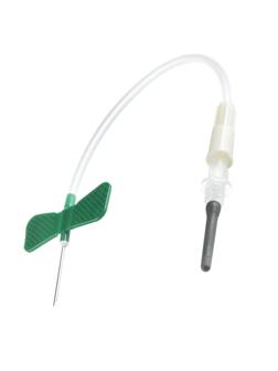 Игла-бабочка 21G 10см зел. с луер-адапт. VACUETTE 450064 50шт/уп