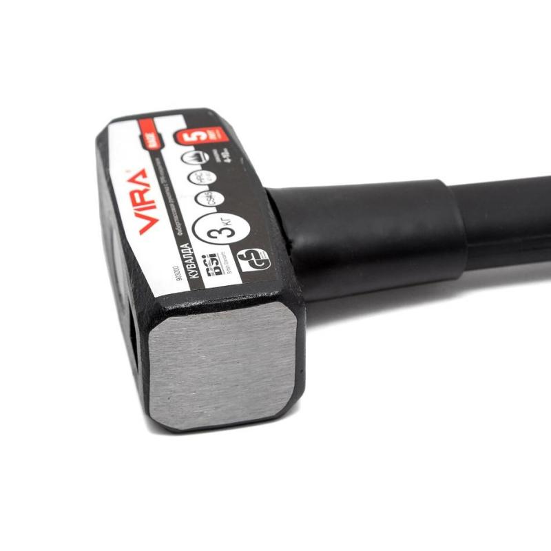 Кувалда 3000 г фибергласовая ручка VIRA RAGE 903000