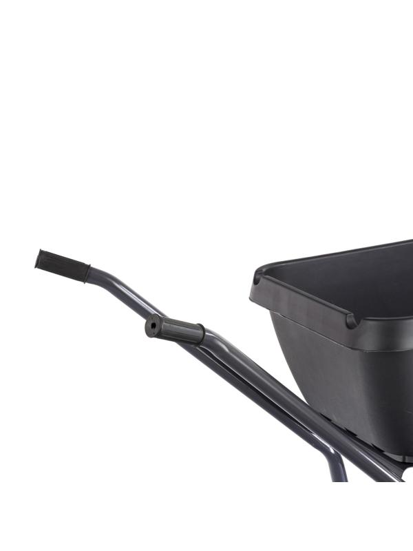 Тачка садовая и строительная Сибртех с пластик корыт 175кг объем 90л 68919