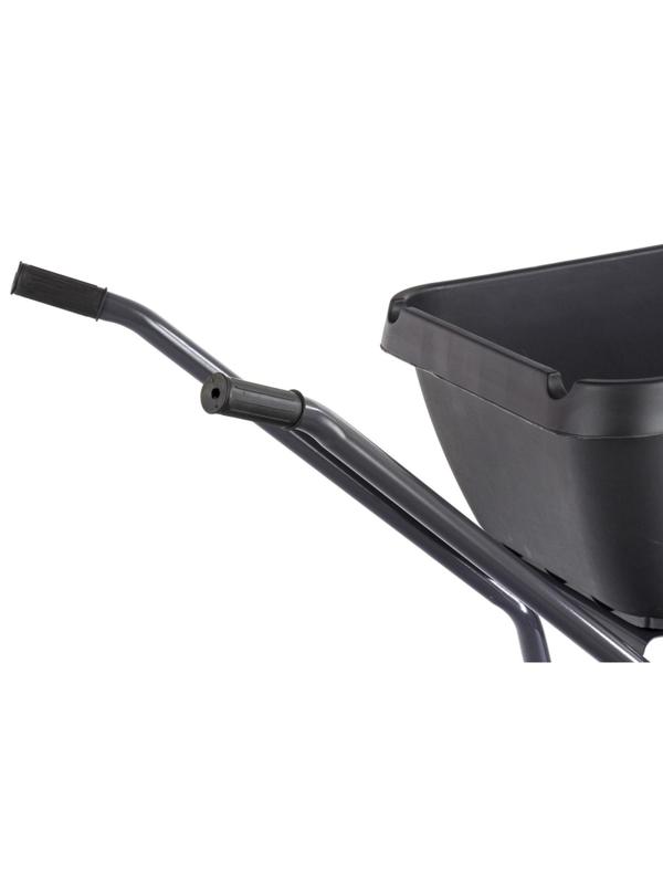 Тачка садовая и строительная Сибртех с пластик корыт 175кг объем 90л 68919