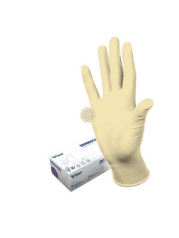 Мед.смотров. перчатки латекс., нестер., н/о, тек.Dermagrip Classic(XL) 50 п