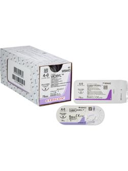 Шовный материал ВИКРИЛ 4/0, 75см, реж. 16мм, 3/8 W9443 12шт/уп
