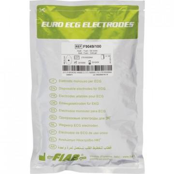 Электроды для ЭКГ однораз.48х34мм, пена, универс. Fiab F9049 100шт/уп