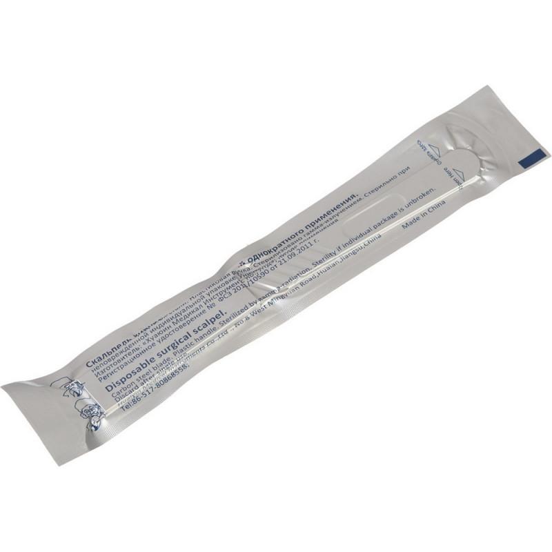 Скальпель стер, лезв.из в/угл.ст. р-21 CERTUS 10шт/уп