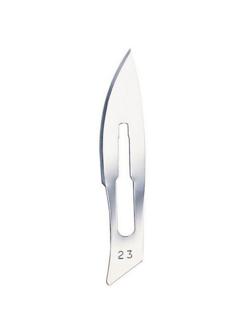 Лезвие для скальпеля стер.из углерод. стали р-23 CERTUS 100шт/уп