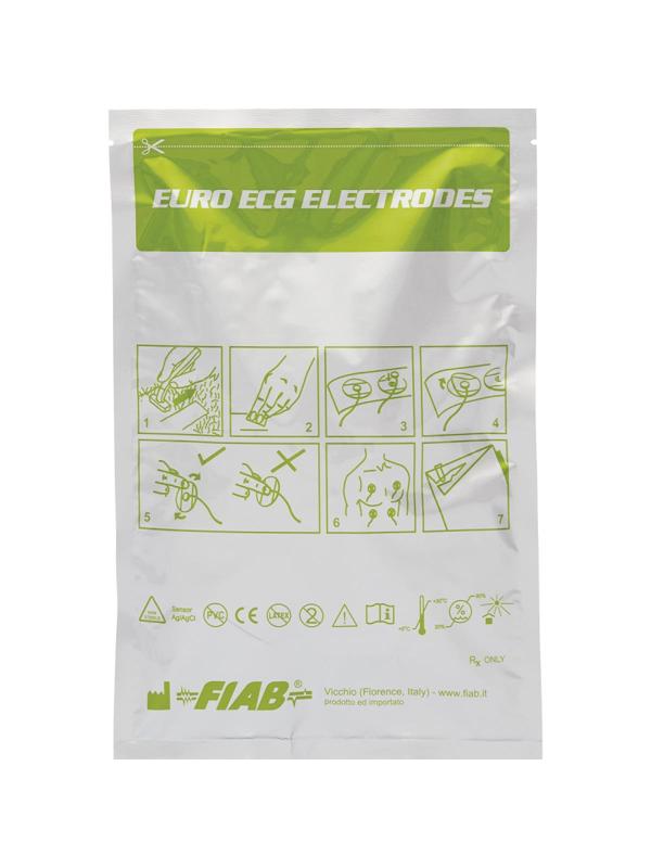 Электроды для ЭКГ однораз.57х34мм, пена, универс. Fiab F9049/RU573450шт/уп