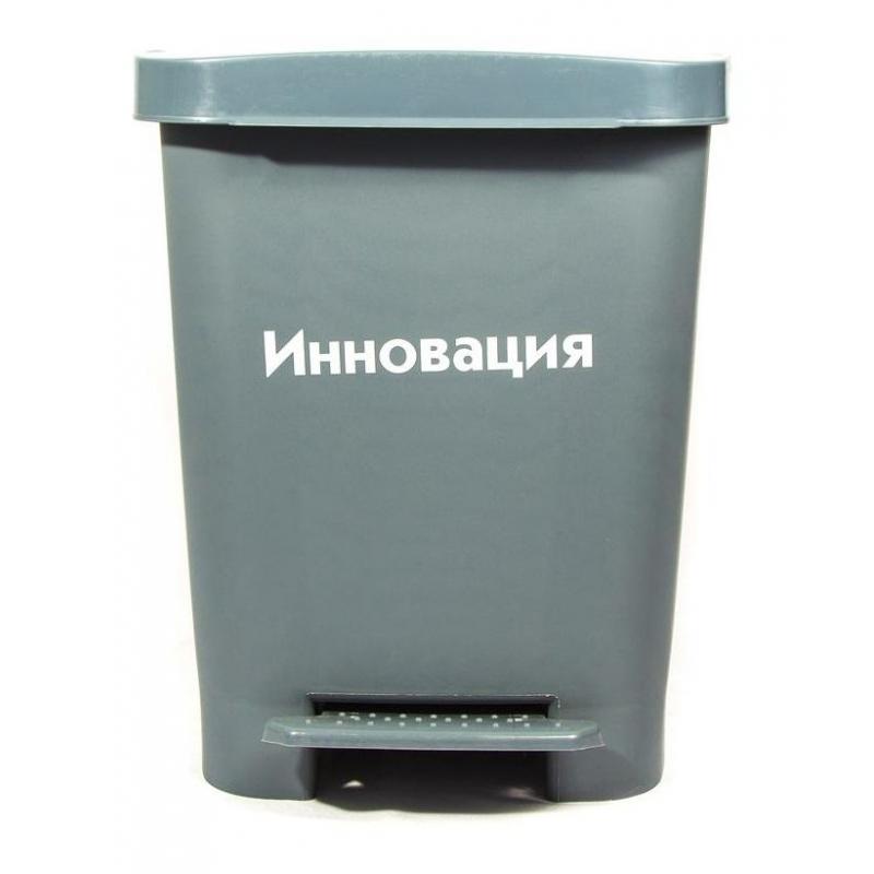 Упаковка д/сбора мед.отходов Бак с педалью кл. А серый 30 л, 2 штуки, СЗПИ