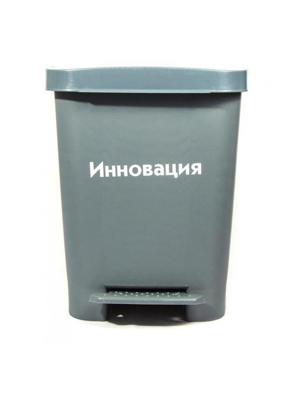 Упаковка д/сбора мед.отходов Бак с педалью кл. А серый 30 л, 2 штуки, СЗПИ