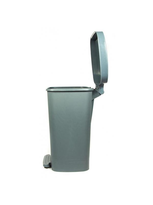 Упаковка д/сбора мед.отходов Бак с педалью кл. А серый 30 л, 2 штуки, СЗПИ