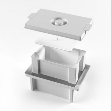 Емкость-контейнер полимерный для дезинфекции ЕДПО-10 (10л.) 1шт./уп.