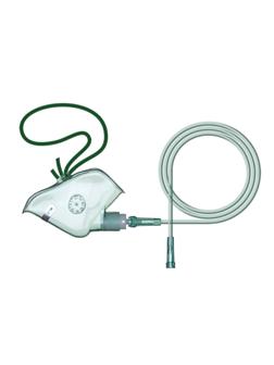 Маска кислородная нереверсивная с трубкой 2 м, р-р L, Alba