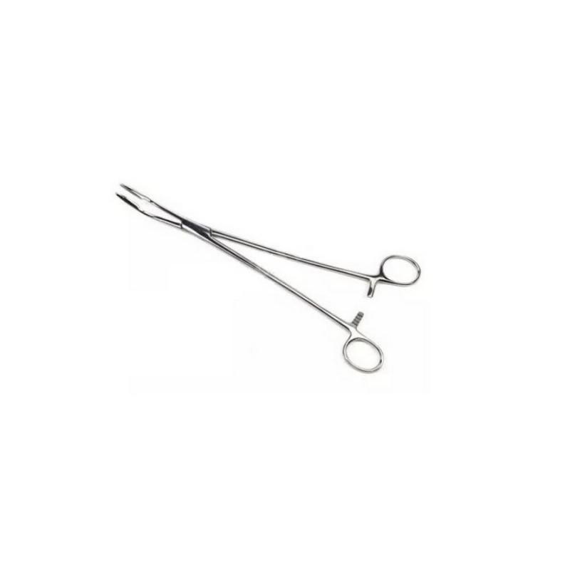 Корнцанг изогнутый 260 мм, J-18-048